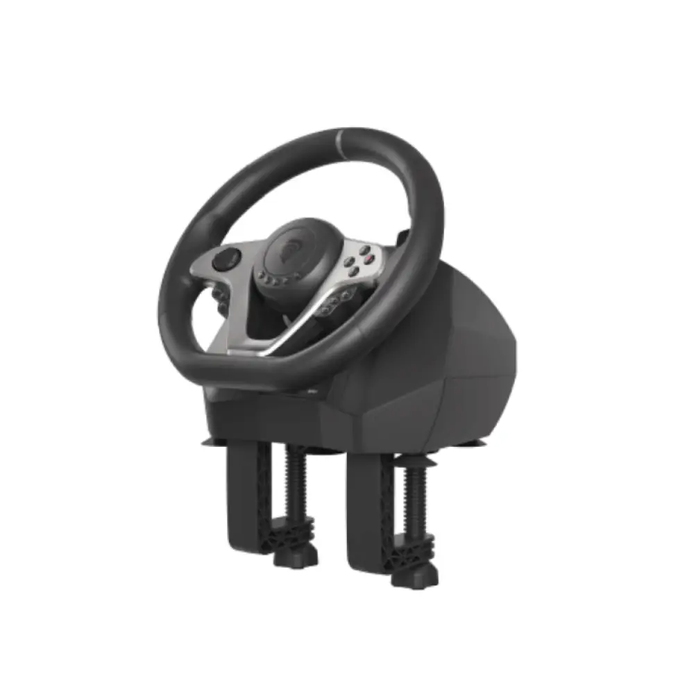 GENESIS Seaborg 400 Negro. Plata USB Volante + Pedales Nintendo Switch. PC. PlayStation 4. Playstation 3. Xbox 360. Xbox One. Xbox One S. Xbox One X - detalle