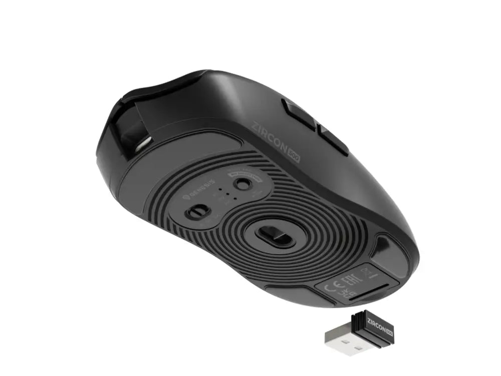 GENESIS Zircon 500 ratón Juego mano derecha RF Wireless + Bluetooth + USB Type-C Óptico 10000 DPI - detalle