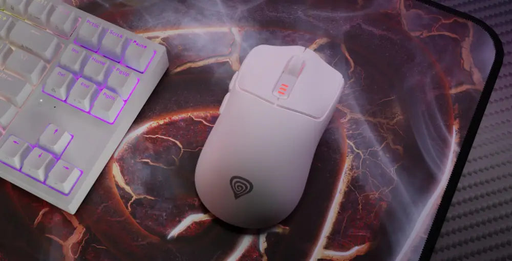GENESIS Zircon 500 ratón Juego mano derecha RF Wireless + Bluetooth + USB Type-C Óptico 10000 DPI - detalle
