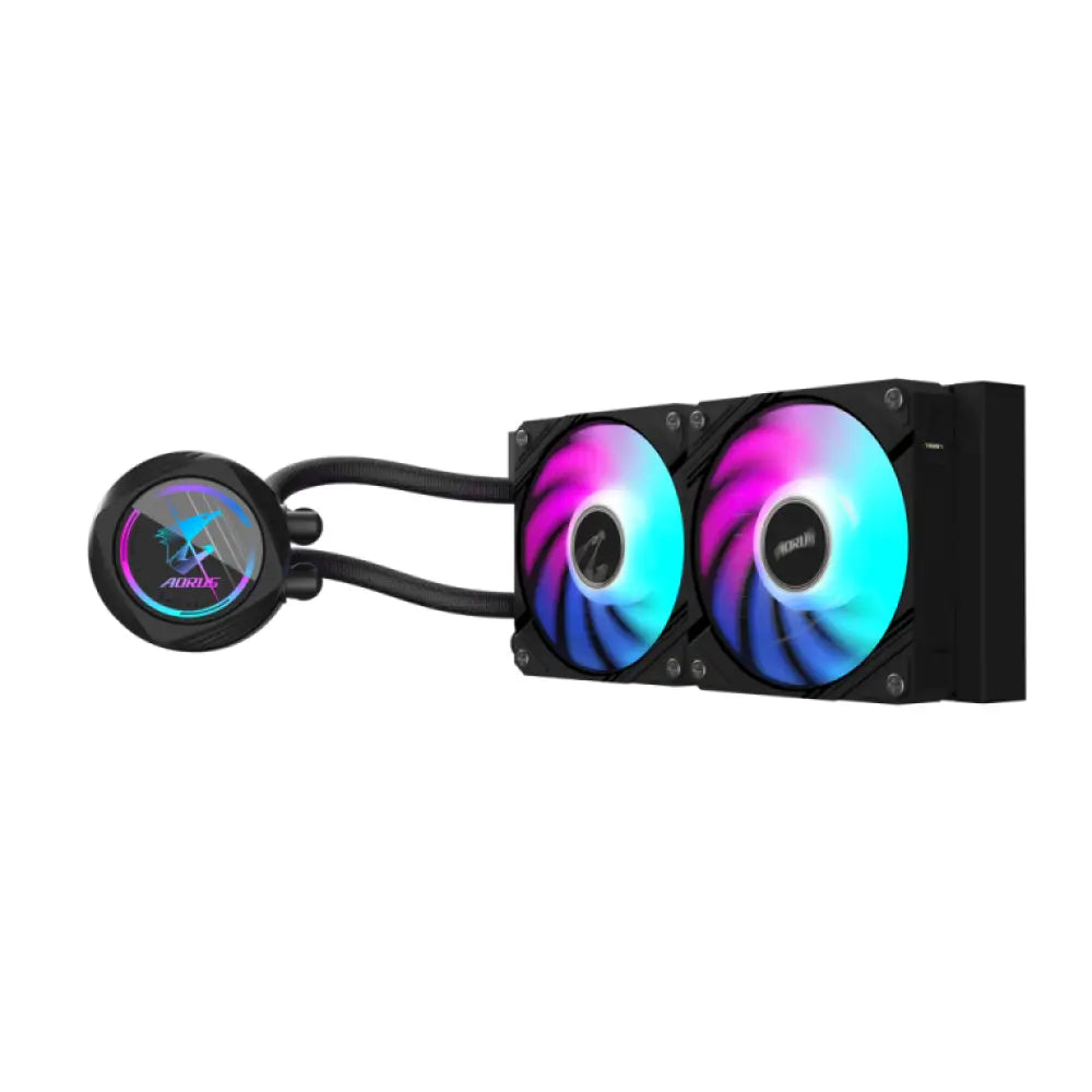 GIGABYTE AORUS WATERFORCE II 240 Procesador Sistema de refrigeración líquida todo en uno 12 cm Negro - detalle