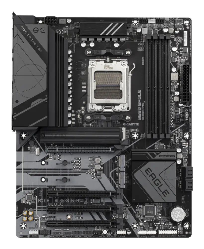 GIGABYTE B650 EAGLE Placa base - AMD Ryzen serie 9000. VRM de 12+2+2 fases. hasta 7600 MHz DDR5 (OC). 1xPCIe 5.0 + 2xPCIe 4.0 M.2. LAN GbE. USB 3.2 Gen 2 - detalle