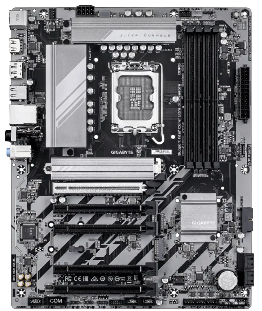 GIGABYTE B860 DS3H WIFI6E placa base Intel B860 LGA 1851 (Socket V1) ATX - detalle