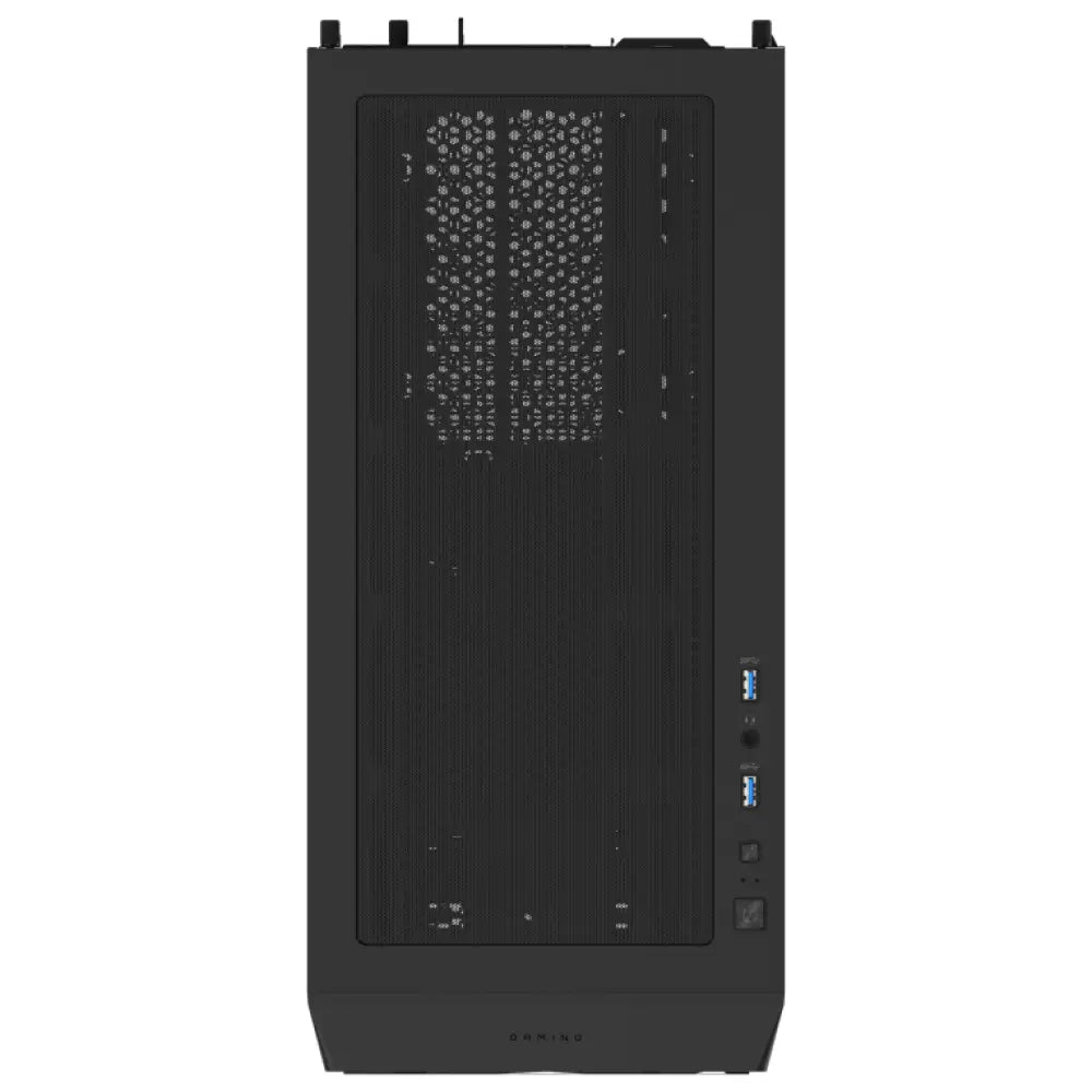 Chasis PC GIGABYTE C102 GLASS Midi Tower negro con panel de vidrio y estructura sólida para ensamblaje de ordenador.