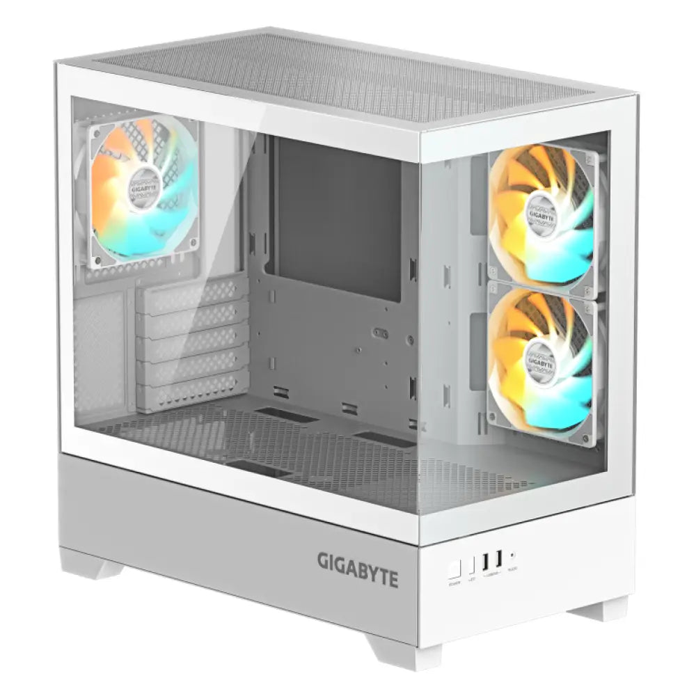 GIGABYTE C201 PANORAMIC ICE Midi Tower Blanco - detalle