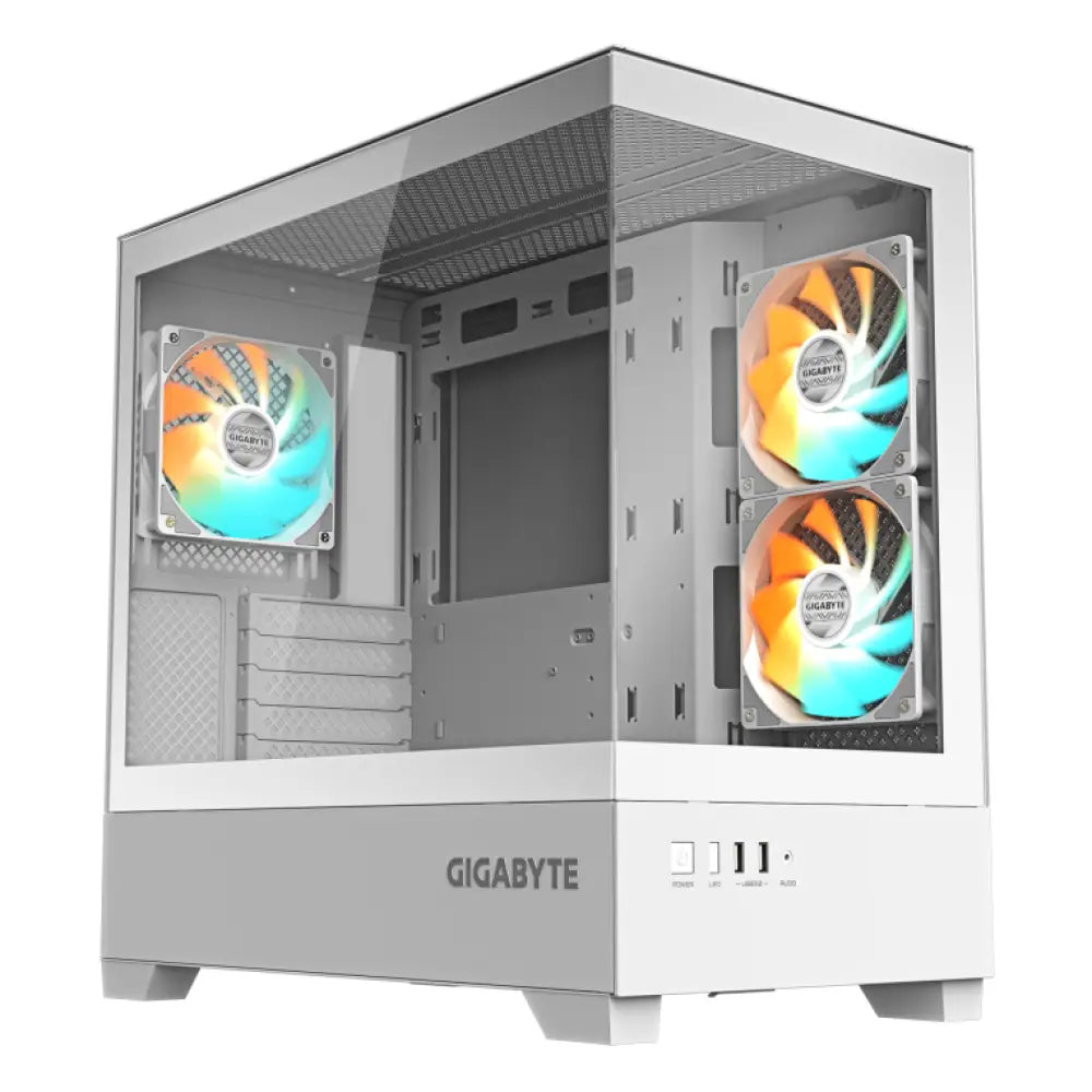 GIGABYTE C201 PANORAMIC ICE Midi Tower Blanco - detalle