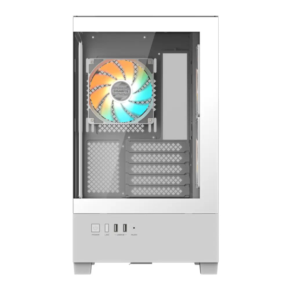 GIGABYTE C201 PANORAMIC ICE Midi Tower Blanco - detalle