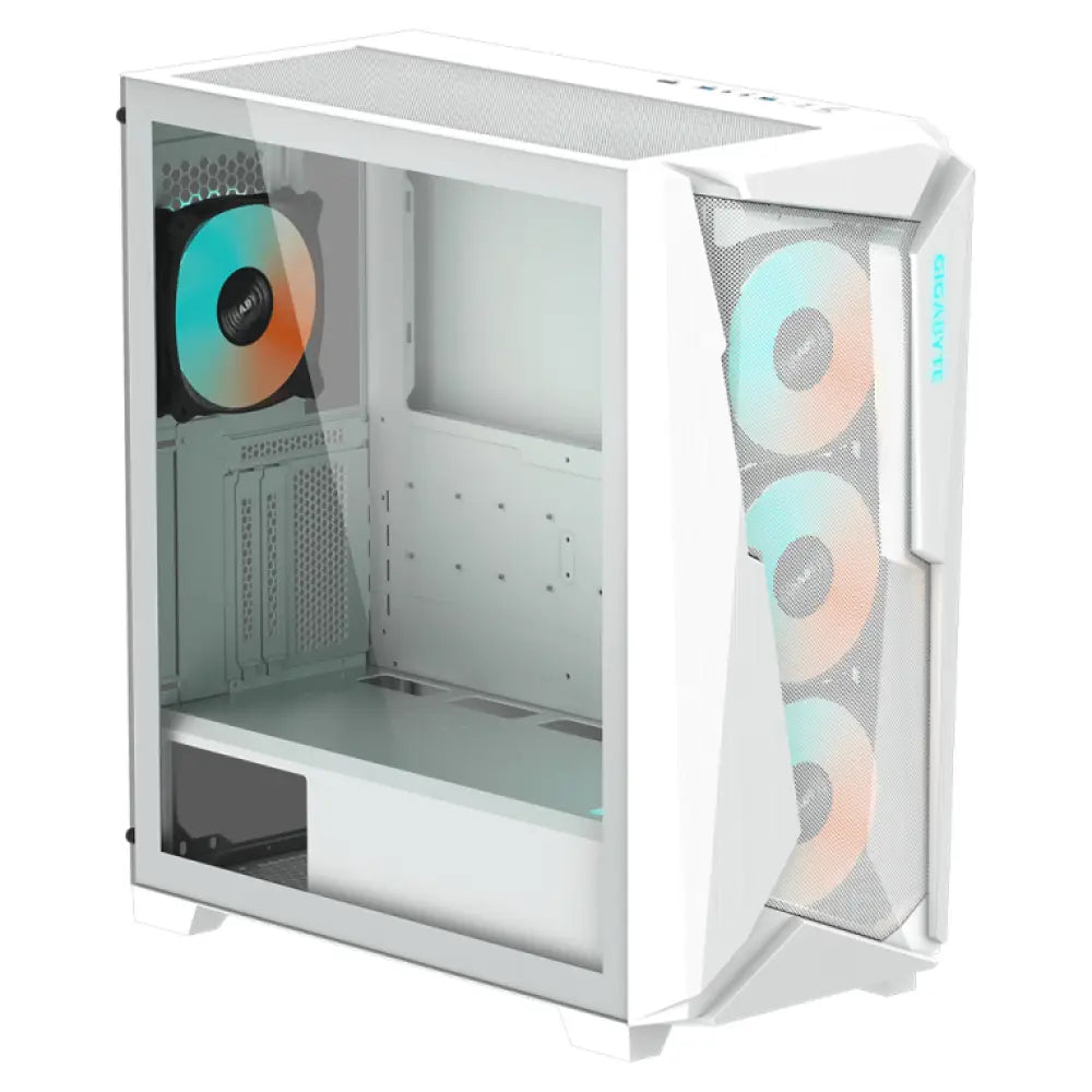 Gigabyte C301GW carcasa de ordenador Midi Tower Blanco - detalle