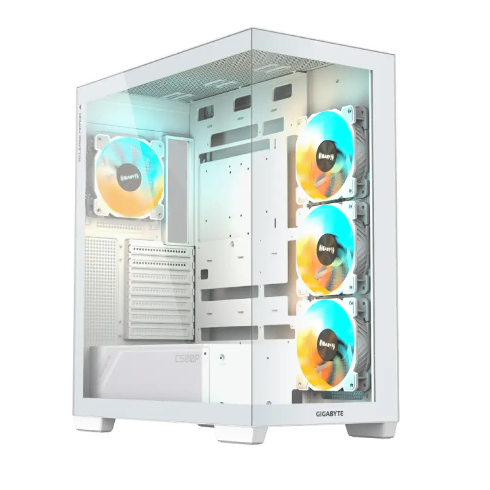 GIGABYTE C500 PANORAMIC STEALTH Midi Tower Blanco - detalle