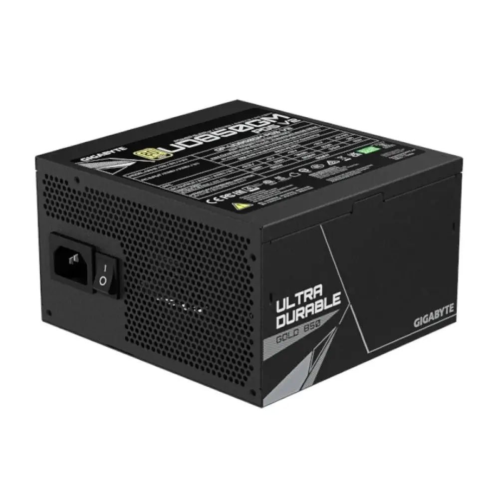 Fuente de alimentación GIGABYTE GP-UD850GM PG5 V2, fuente de 850W con diseño eficiente y ventilador para PC gaming y rendimiento.