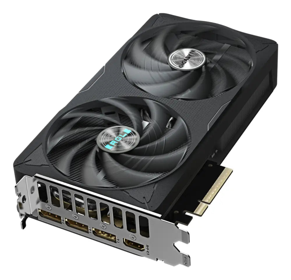 GIGABYTE GeForce RTX 5060 Ti EAGLE OC 8G Tarjeta Gráfica - 8 GB GDDR7. 128 bits. PCI-E 5.0. 2617 MHz Frecuencia del núcleo. 3 x DisplayPort. 1 x HDMI. GV-N506TEAGLE OC-8GD - detalle