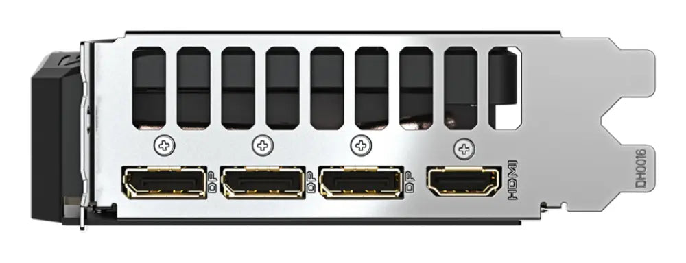 Tarjeta gráfica GIGABYTE GeForce RTX 5060 Ti WINDFORCE MAX OC de 8G, con disipador y ventiladores, en un entorno de PC gaming
