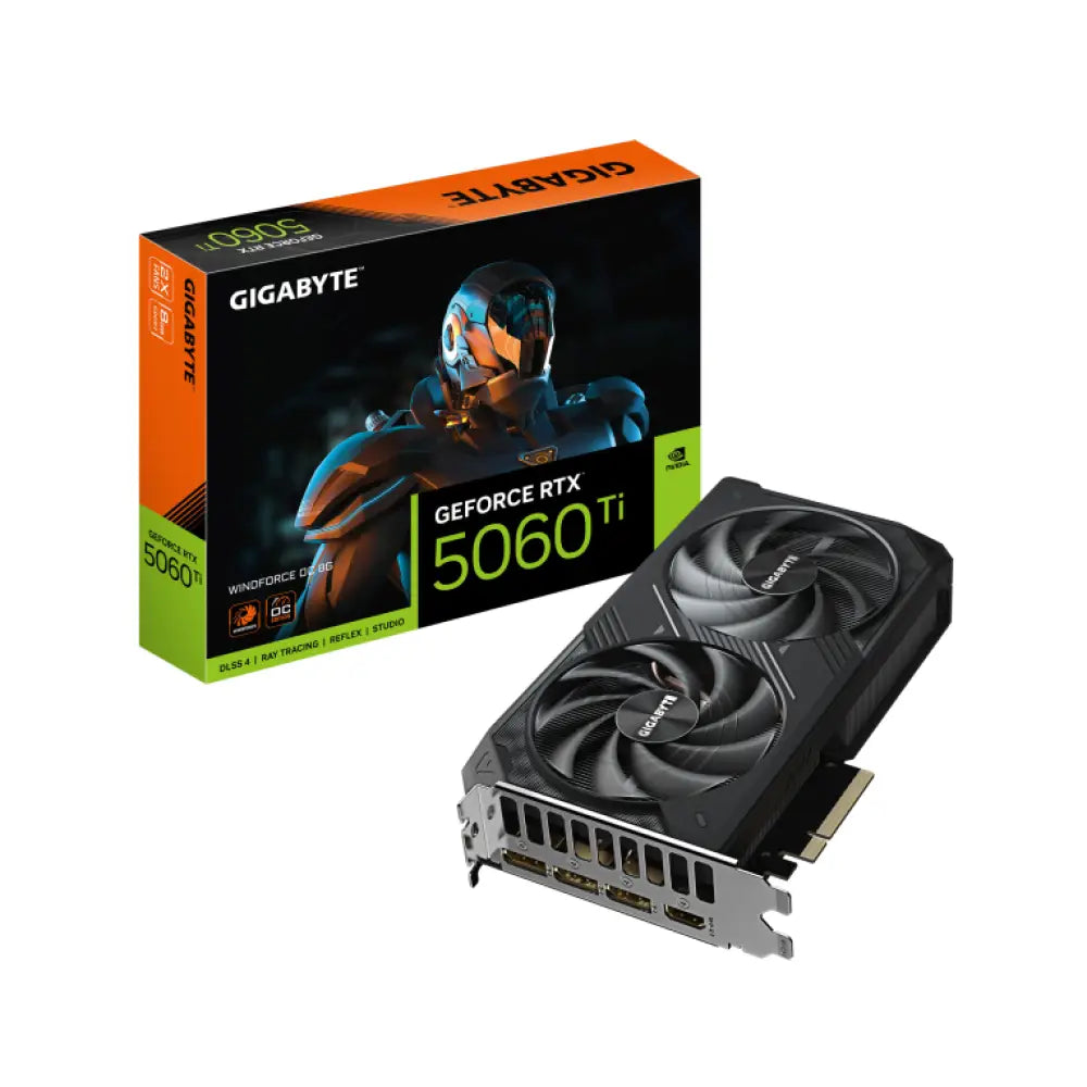 GIGABYTE GeForce RTX 5060 Ti WINDFORCE OC 8G NVIDIA - detalle