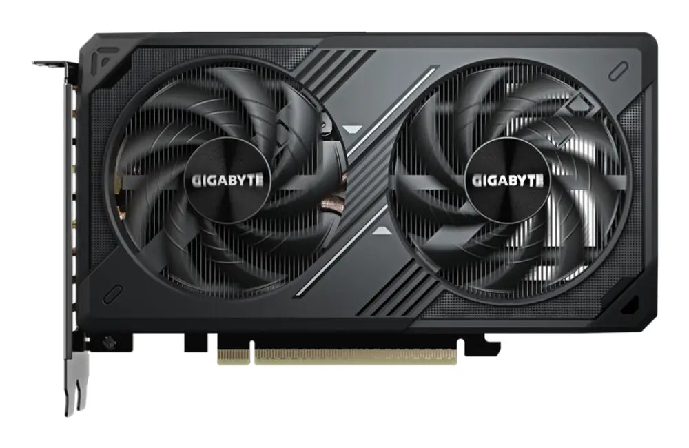 GIGABYTE GeForce RTX 5060 WINDFORCE MAX OC 8G Tarjeta Gráfica - 8 GB GDDR7. 128 bits. PCI-E 5.0. 2512 MHz Frecuencia del núcleo. 3 x DisplayPort. 1 x HDMI. NVIDIA DLSS 4. GV-N5060WF2MAX OC-8GD - detalle