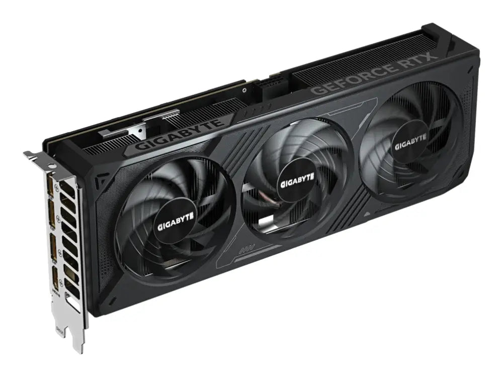 GIGABYTE GeForce RTX 5070 WINDFORCE OC SFF 12G Tarjeta Gráfica - 12GB GDDR7. 192 bits. PCI-E 5.0. 2542 MHz Core Clock. 3 x DP 2.1a. 1 x HDMI 2.1b. NVIDIA DLSS 4. GV-N5070WF3OC-12GD - detalle