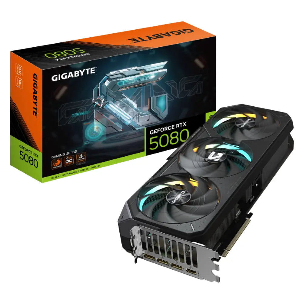 GIGABYTE GeForce RTX 5080 GAMING OC 16G NVIDIA - detalle