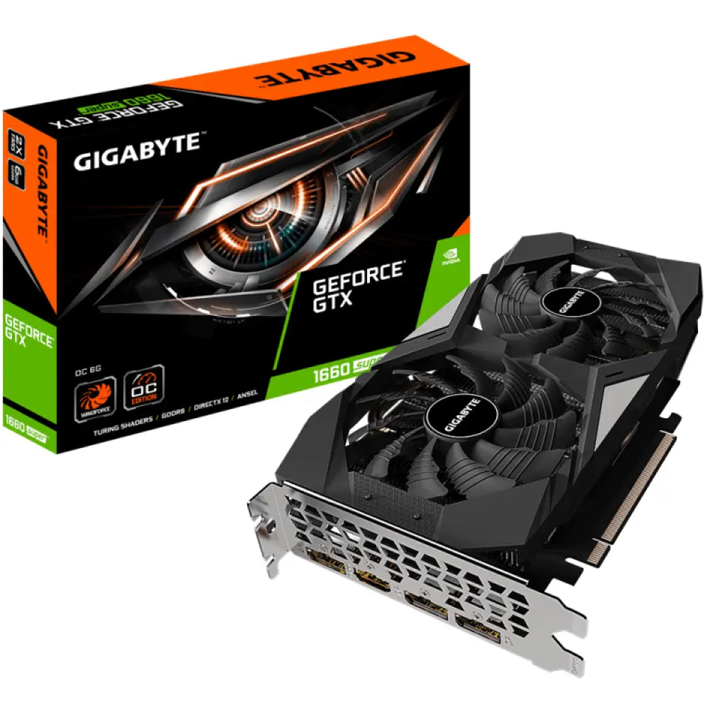 GIGABYTE GV-N166SOC-6GD tarjeta gráfica NVIDIA GeForce GTX 1660 SUPER 6 GB GDDR6 - detalle