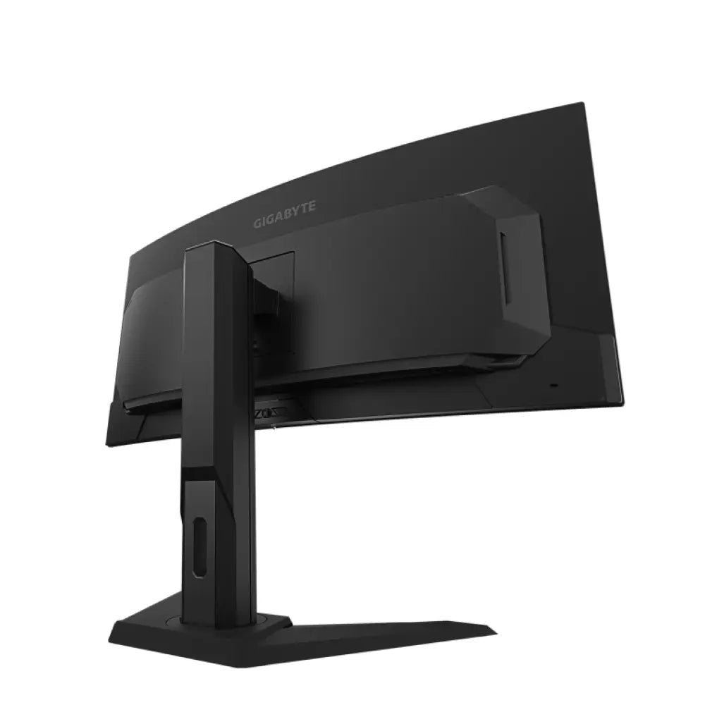GIGABYTE Monitor de juegos curvo OLED WQHD MO34WQC2 de 34" - 3440 x 1440. 240Hz. 0.03ms. KVM. 250 cd/m². FreeSync Premium Pro. DisplayHDR True Black 400. HDMI 2.1. Displayport 1.4 - detalle