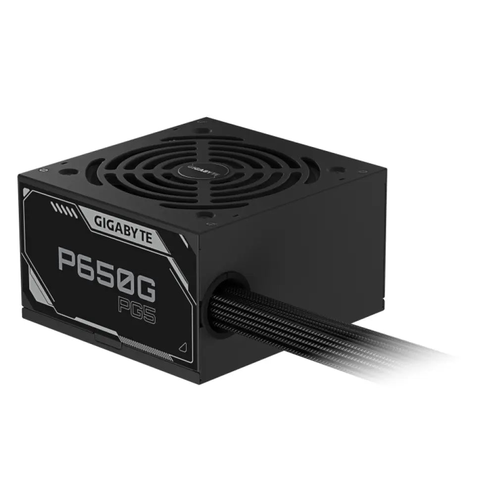 GIGABYTE P650G PCIE 5.1 Fuente de alimentación - PCIe 5.1. 80 PLUS Silver. ventilador de 120mm. compatible con ATX 3.1. enchufe EU - detalle