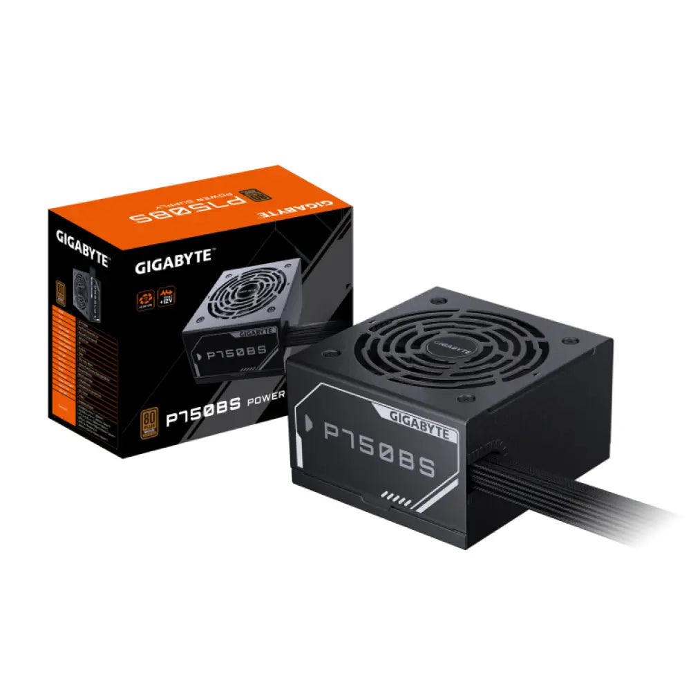 GIGABYTE P750BS Fuente de Alimentación - PCI-E 6+2 Pin x 4. 80 PLUS Bronze. Ventilador de 120 mm. Compatible con ATX. Enchufe EU - detalle