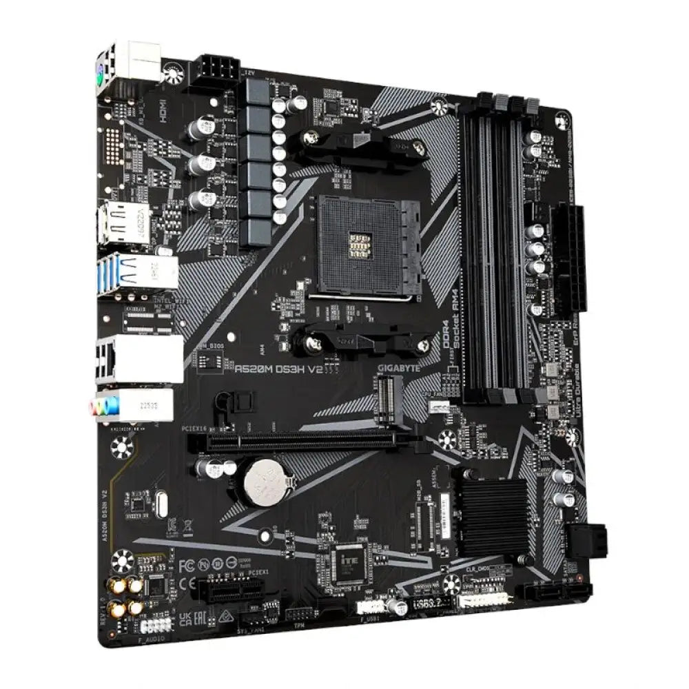 Gigabyte Placa Base A520M DS3H V2  mATX AM4 - detalle