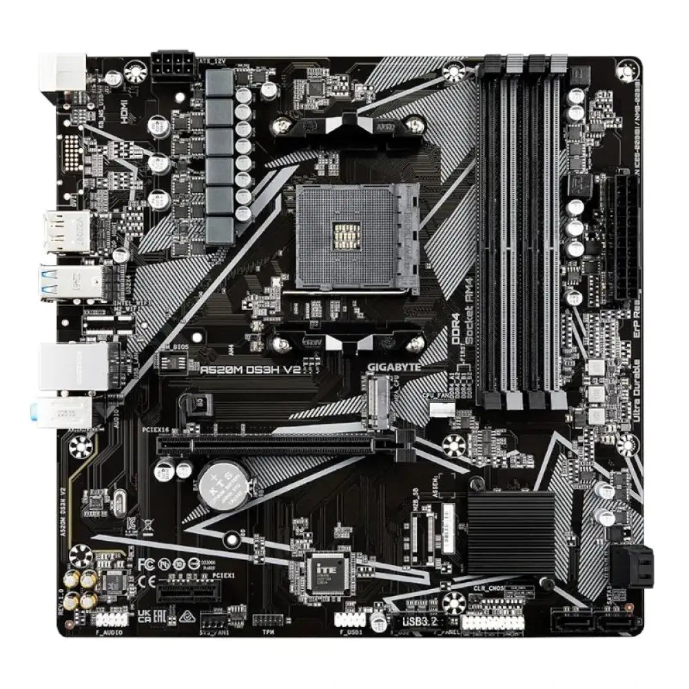 Gigabyte Placa Base A520M DS3H V2  mATX AM4 - detalle