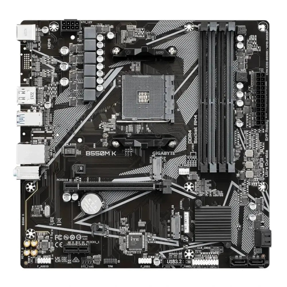 Gigabyte Placa Base B550M K mATX AM4 - detalle