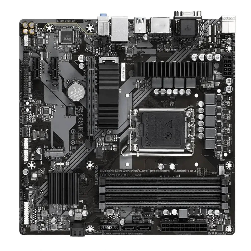 Gigabyte Placa Base B760M DS3H DDR4  mATX LGA1700 - detalle