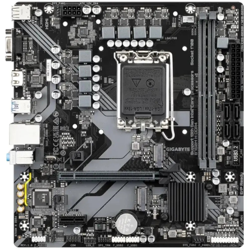 Gigabyte Placa Base B760M H DDR4  mATX LGA1700 - detalle