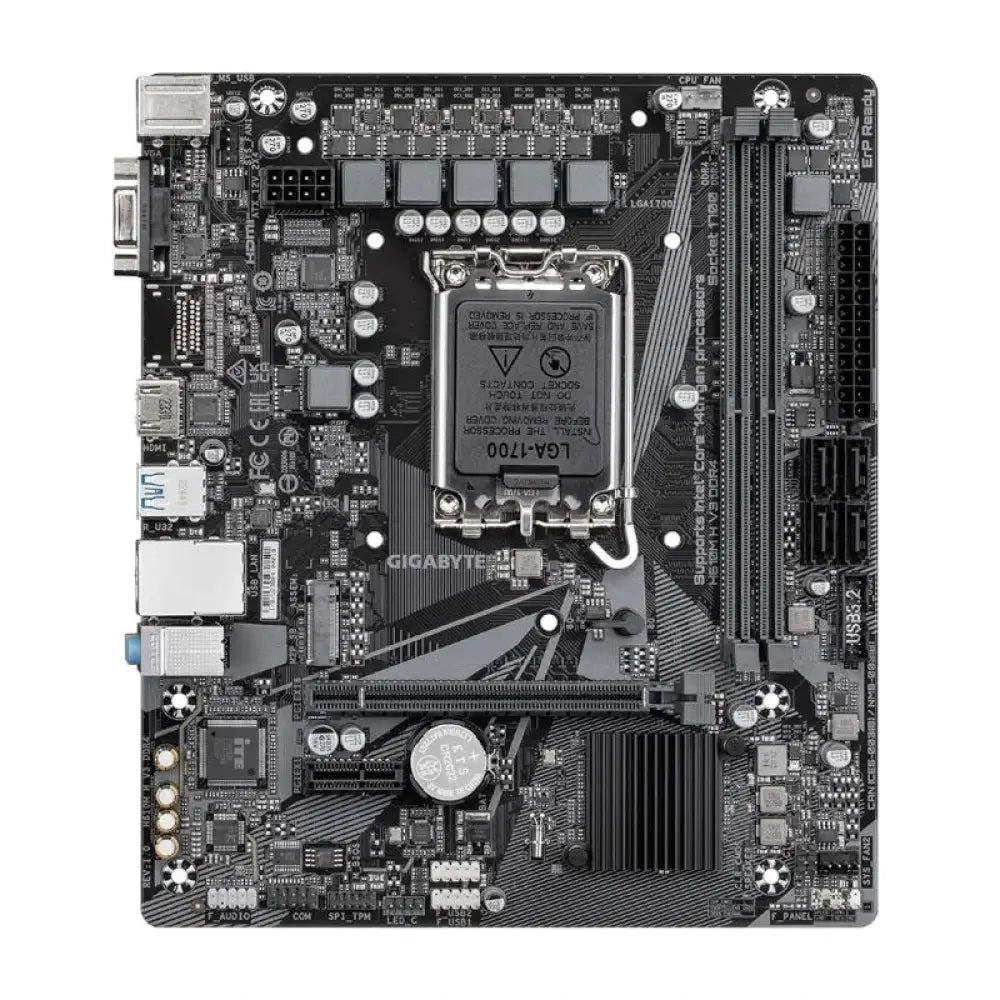 Gigabyte Placa Base H610M H V3 DDR4  mATX 1700 - detalle