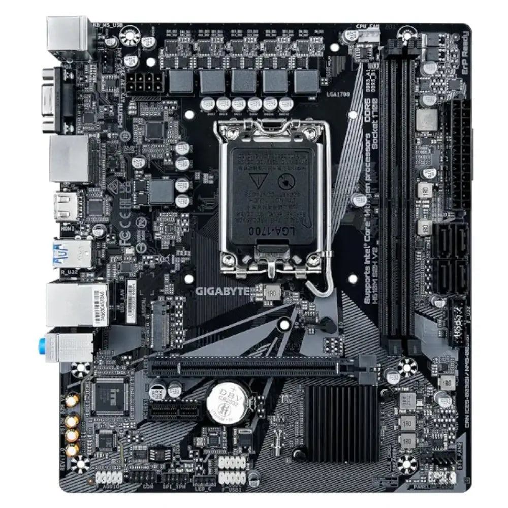 Gigabyte Placa Base H610M S2H V2 DDR5 mATX 1700 - detalle