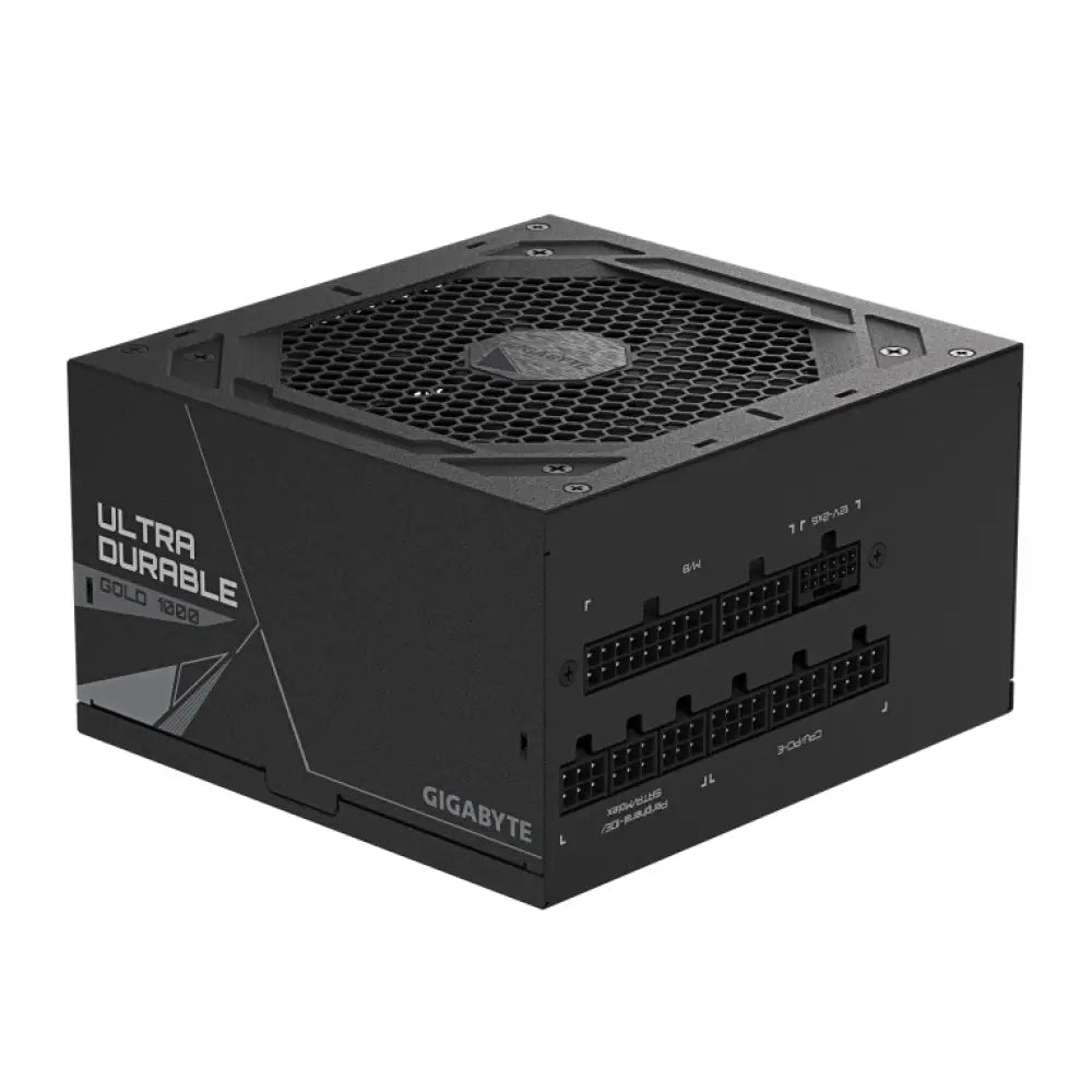 GIGABYTE UD1000GM PG5 V2 Fuente de Alimentación - PCIe Gen 5.1. 80 PLUS Gold. Diseño completamente modular. Ventilador de 120 mm. Compatible con ATX 3.1. Enchufe EU - detalle