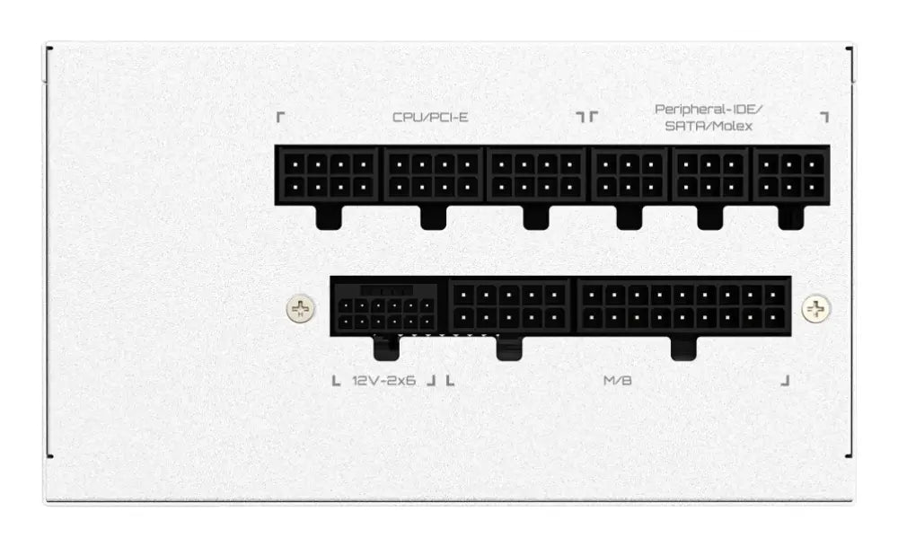 GIGABYTE UD1000GM PG5 V2 ICE unidad de fuente de alimentación 1000 W 20+4 pin ATX Blanco - detalle