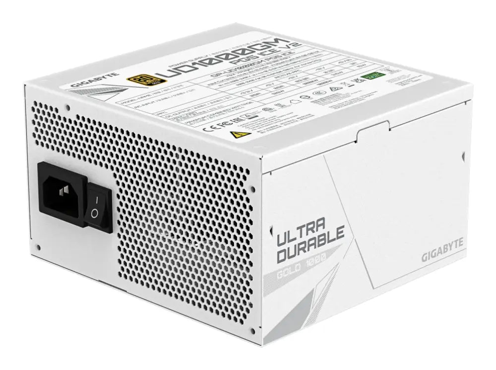 GIGABYTE UD1000GM PG5 V2 ICE unidad de fuente de alimentación 1000 W 20+4 pin ATX Blanco - detalle