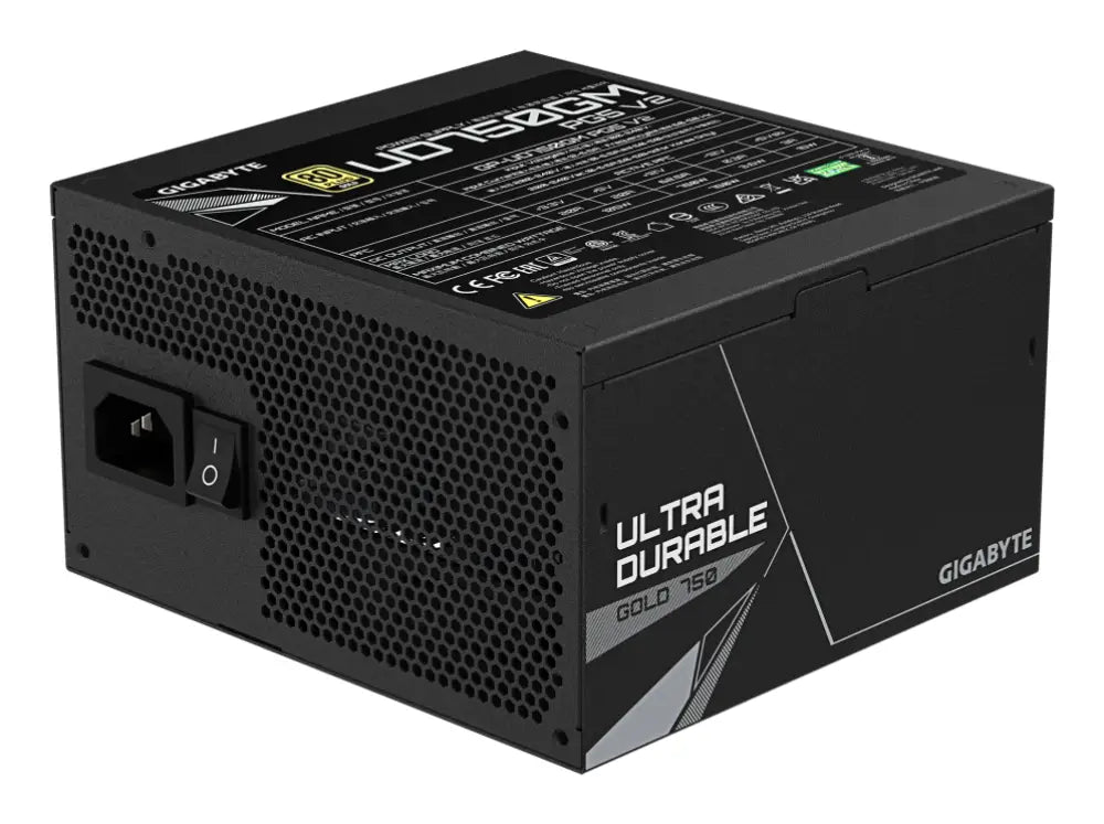 GIGABYTE UD750GM PG5 V2 unidad de fuente de alimentación 750 W 20+4 pin ATX Negro - detalle