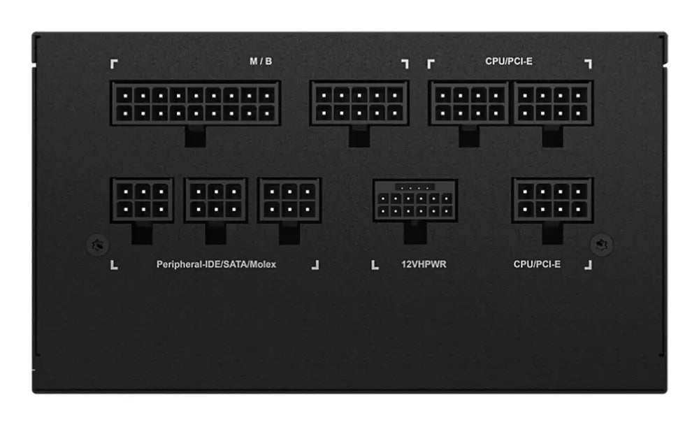 GIGABYTE UD850GM PG5 V2 Fuente de Alimentación - PCIe Gen 5.1. 80 PLUS Gold. Diseño completamente modular. Ventilador de 120 mm. Compatible con ATX 3.1. Enchufe EU - detalle