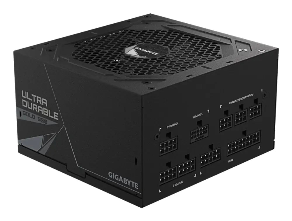 GIGABYTE UD850GM PG5 V2 Fuente de Alimentación - PCIe Gen 5.1. 80 PLUS Gold. Diseño completamente modular. Ventilador de 120 mm. Compatible con ATX 3.1. Enchufe EU - detalle