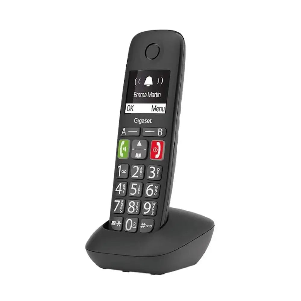 Gigaset E290 Inalámbrico DECT Negro - detalle