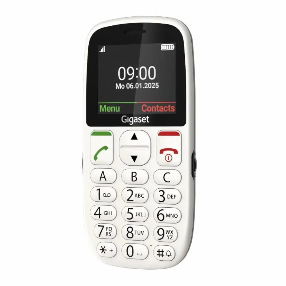 Gigaset Móvil Senior GL395 2.2" SIM Blanco - detalle