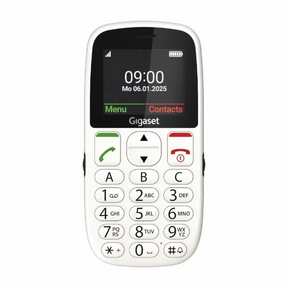 Gigaset Móvil Senior GL395 2.2" SIM Blanco - detalle