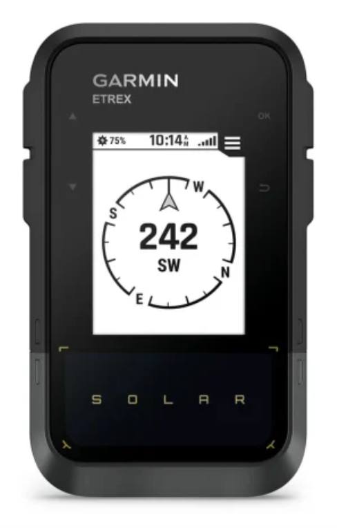 Garmin eTrex Solar navegador De mano 5.49 cm (2.16") 141 g Negro. Gris