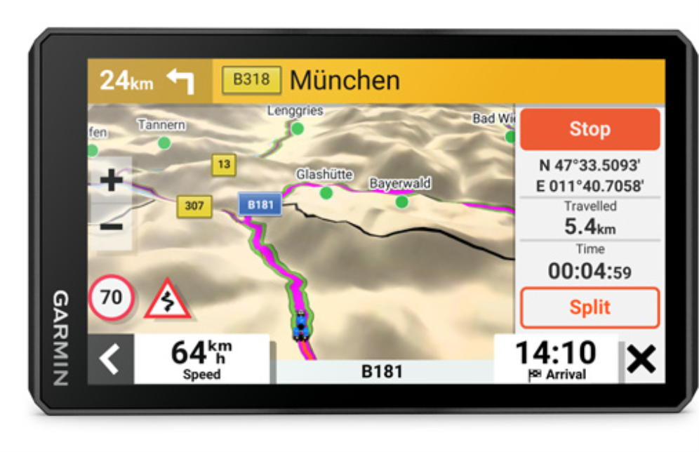 GPS MOTO GARMIN ZUMO XT 2 - detalle