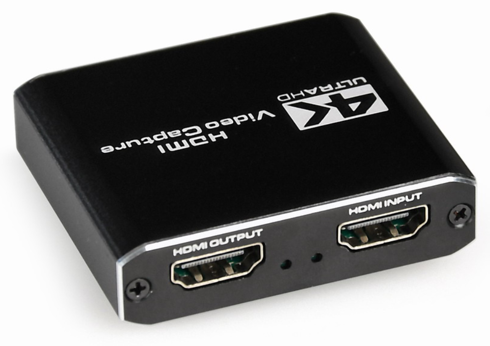 GRABADORA GEMBIRD USB - HDMI 4K NEGRO - detalle