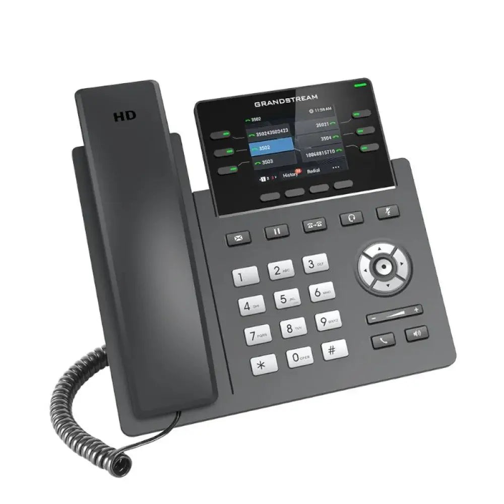 GrandStream IP Phone GRP2613 6 lineas 2xGbE - detalle