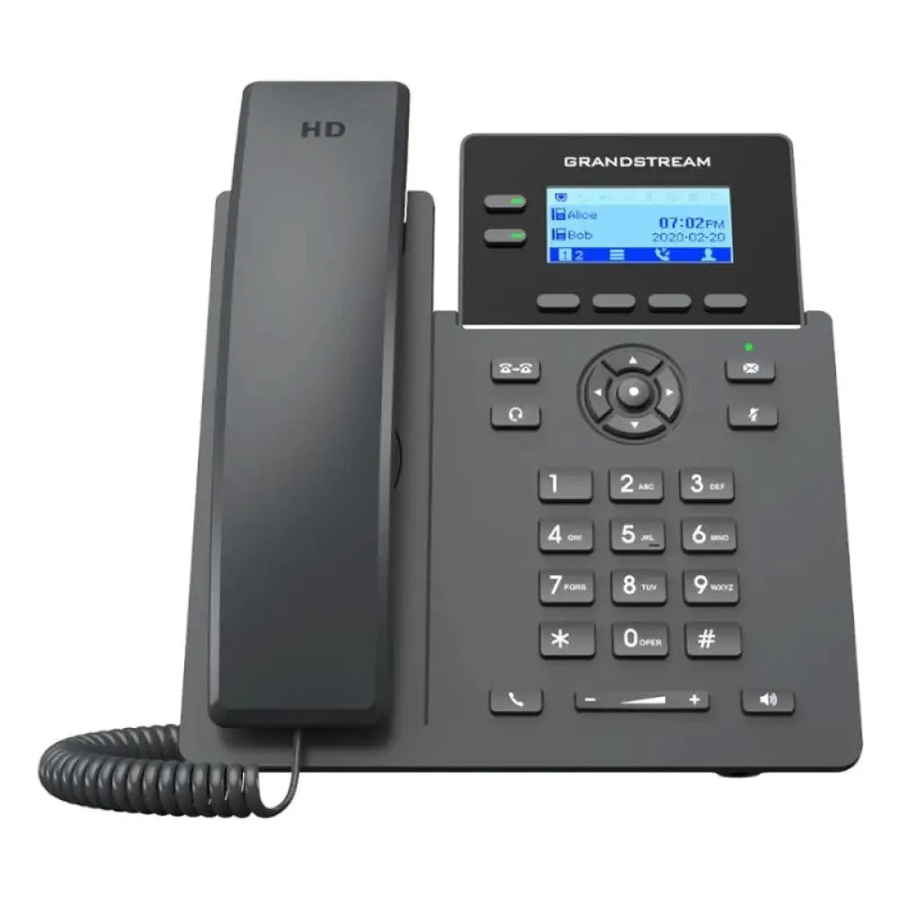 GrandStream Telf IP GRP2602G PoE 2xGb ZTP 2 líneas