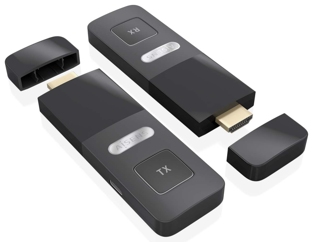 HDMI INALAMBRICO AISENS 1080P 30M NEGRO - detalle