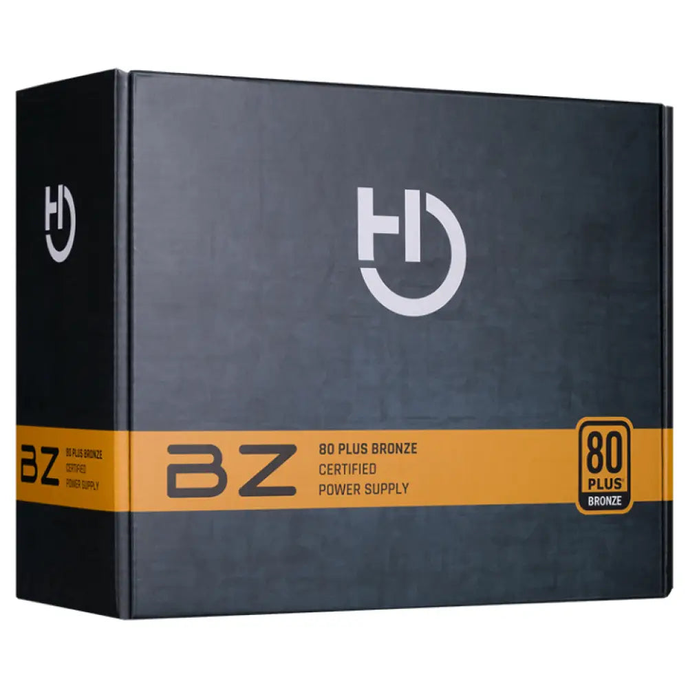 Fuente de alimentación HIDITEC BZ-650 80Plus Bronze de 650 W con conector ATX negro, visible en la imagen.