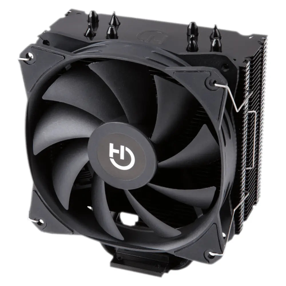 Hiditec C12 PWM Procesador Enfriador 12 cm Negro - detalle