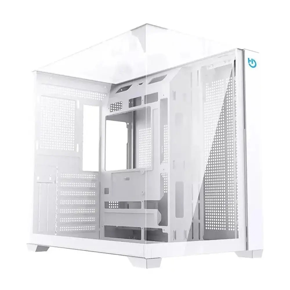 Hiditec Caja ATX Gaming Sky White USB 3.1 TYPE-C - detalle