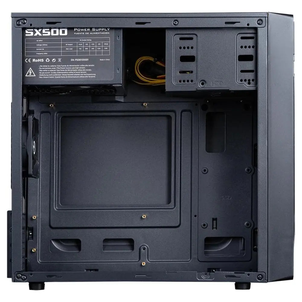 Hiditec Caja Micro Atx Q5 PRO USB 3.1 TYPE-C + PSU - detalle