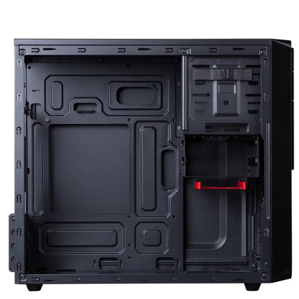 Hiditec CHA010012 carcasa de ordenador Micro Torre Negro - detalle